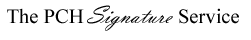 The PCH Signature Service
